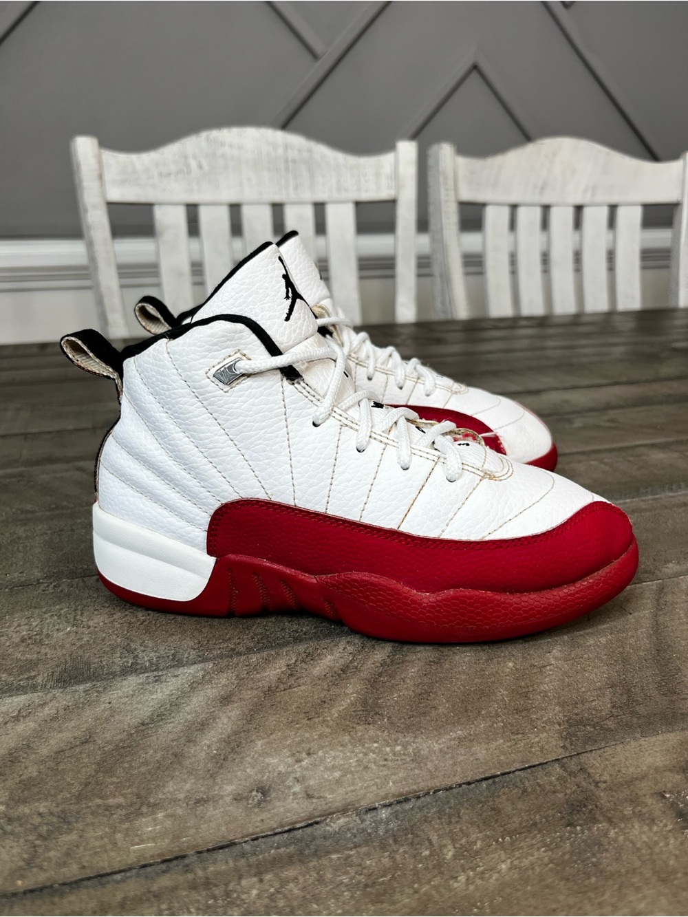 Nike Air Jordan 12 High Cherry Sz 2.5Y